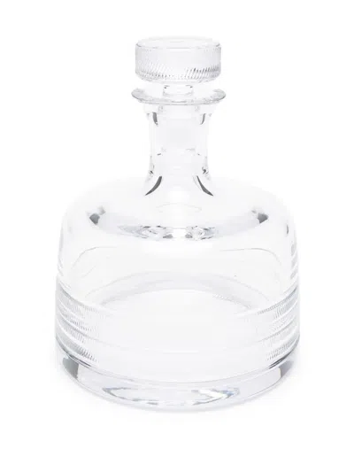 Polo Ralph Lauren Remy Herringbone-detail Decanter In White