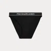 Polo Ralph Lauren Repeat-logo Bikini Brief In Black