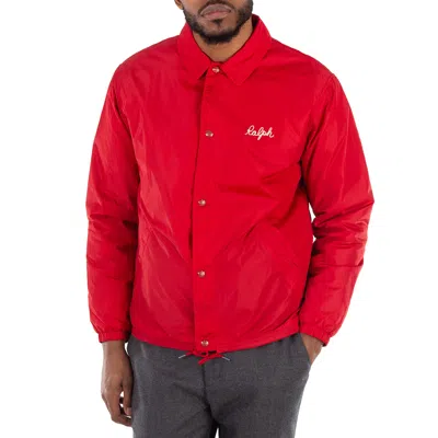 Polo Ralph Lauren Repellent Coach Jacket In Red