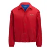 Polo Ralph Lauren Repellent Coach Jacket In Red