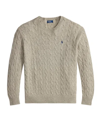 Polo Ralph Lauren Retro Knitted Sweater In Neutral