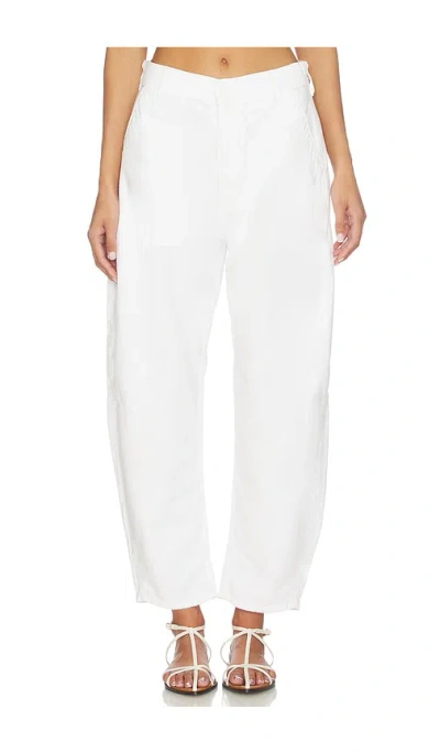 Polo Ralph Lauren Reverse Sateen Tapered Pants In White