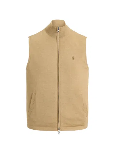 Polo Ralph Lauren Reversible Gilet In Neutral