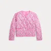 Polo Ralph Lauren Reversible Gingham Jacket In Gingham Pink