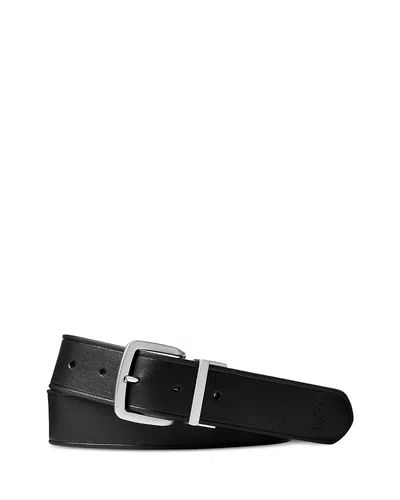 Polo Ralph Lauren Men's Reversible Leather Belt In Black Brown