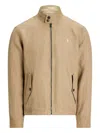 Polo Ralph Lauren Reversible Light Brown Jacket With Signature Polo Pony Motif In Brown