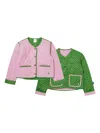 Polo Ralph Lauren Reversible Quilted Jacket In Pink
