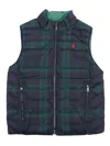 Polo Ralph Lauren Reversible Sleeveless Down Jacket In Multi