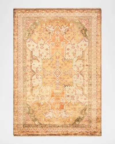 Polo Ralph Lauren Reynolds Hand Knotted Rug In Summer Melon