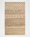 Polo Ralph Lauren Rhodes Hand Knotted Rug In Cream / Chocolate