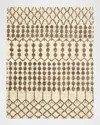 Polo Ralph Lauren Rhodes Hand Knotted Rug In Cream / Chocolate