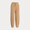 Polo Ralph Lauren Rib-knit Cashmere-wool Trouser In Brown