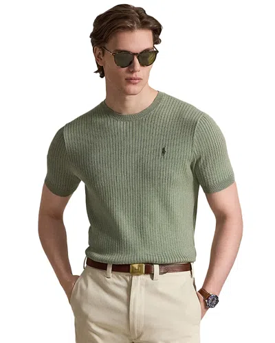 Polo Ralph Lauren Rib Knit Sweater T-shirt In Green