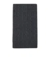 Polo Ralph Lauren Signature Pony Wool Scarf In Black