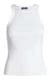 Polo Ralph Lauren Ralph Lauren Ribbed Cotton Tank Top In White