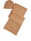 Polo Ralph Lauren Ribbed Beanie And Scarf Set