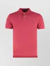 Polo Ralph Lauren Cotton Mesh Slim-fit Polo Shirt In Pink
