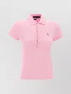Polo Ralph Lauren Julie Slim Fit Five Button Polo Shirt In Pastel