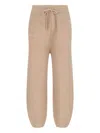 Polo Ralph Lauren Ribbed Texture Straight Trousers With Elastic Waistband