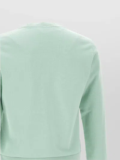 Polo Ralph Lauren Pony Embroidered Crewneck Sweatshirt Fleece In Green