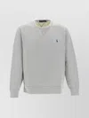 POLO RALPH LAUREN RIBBED CREW NECK SWEATER WITH LONG SLEEVES