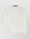 POLO RALPH LAUREN RIBBED CREWNECK SWEATER WITH HEM AND CUFF DETAIL
