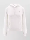 Polo Ralph Lauren Ribbed Cuff Long Sleeve Cotton Sweatshirt With Kangaroo Pocket In Multicolor