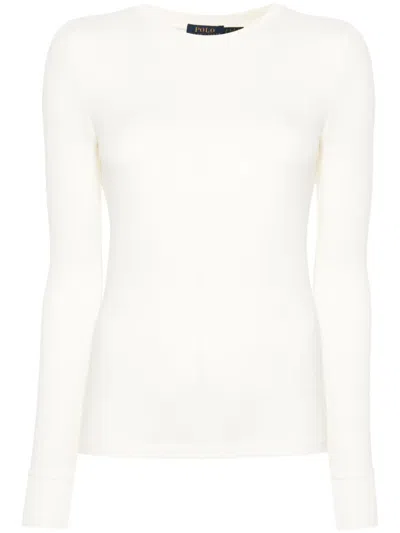Polo Ralph Lauren Ribbed-knit Jumper In Neutrals