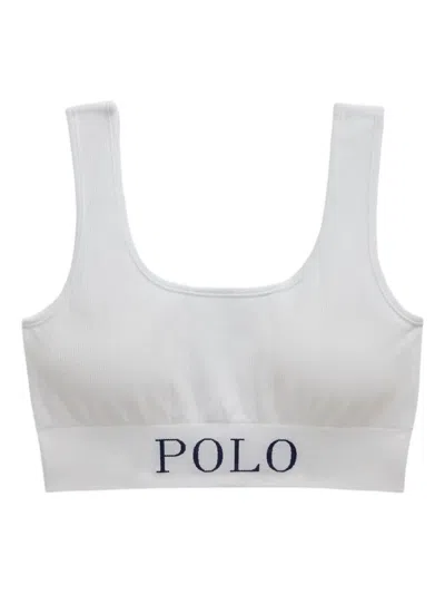Polo Ralph Lauren Ribbed Seamless Top In White