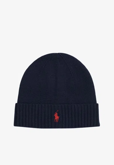 POLO RALPH LAUREN RIBBED WOOL BEANIE