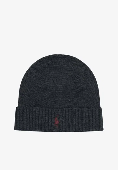POLO RALPH LAUREN RIBBED WOOL BEANIE