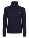 Polo Ralph Lauren Wool And Cashmere Cable Knit Jumper In Blue