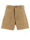 Polo Ralph Lauren Denim Shorts With Frayed Hem And Pockets