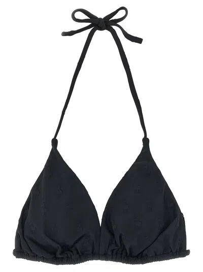 Polo Ralph Lauren 'ricky' Bikini Top In Black