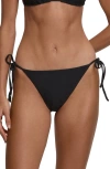 Polo Ralph Lauren Ricky Side Tie Bikini Bottoms In Black