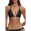 Polo Ralph Lauren Ricky Slider Triangle Bikini Top In Black