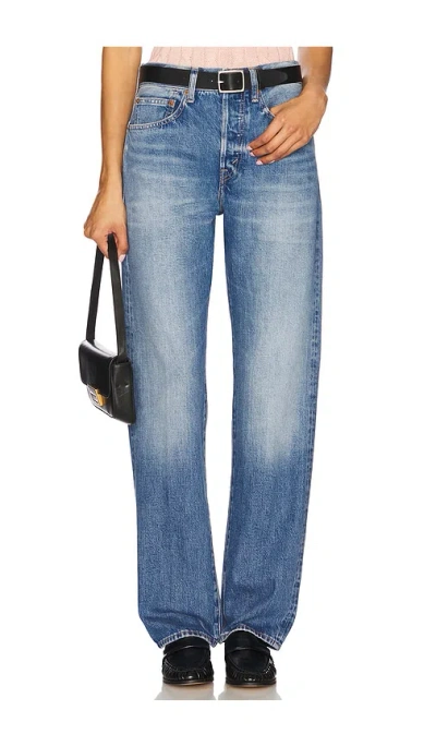Polo Ralph Lauren Rigid Relaxed Straight Jean In Brown