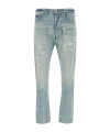 Polo Ralph Lauren Distressed Stretch Denim Jeans With Five Pockets