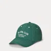 Polo Ralph Lauren Ripstop Ball Cap In Kelly Green