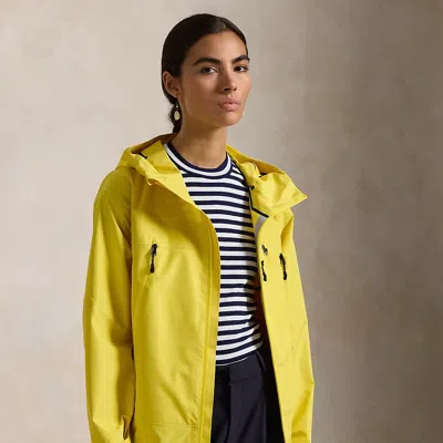 Polo Ralph Lauren Ripstop Hooded Windbreaker In Lemon Crush