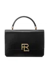 Polo Ralph Lauren Rl 888 Leather Crossbody Bag In Black