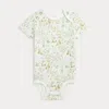 Polo Ralph Lauren Rl Baby X Riley Sheehey Cotton Bodysuit In Bunny Meadow