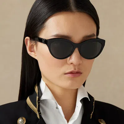 Polo Ralph Lauren Rl Betty Sunglasses In Black