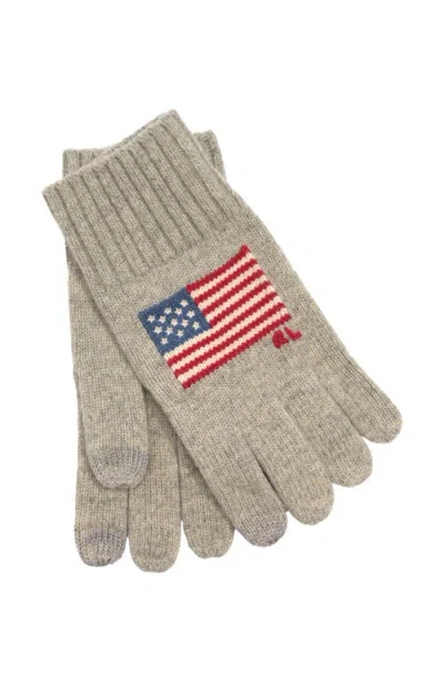 Polo Ralph Lauren Rl Flag Glove In Gray