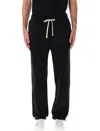 Polo Ralph Lauren Relaxed Fit Trousers With Drawstring Waist And Tapered Leg In Black