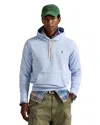 Polo Ralph Lauren Rl Fleece Hoodie In Blue