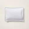 Polo Ralph Lauren Rl Linen Contrast Sham In White/navy