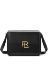 Polo Ralph Lauren Rl Logo-plaque Crossbody Bag In Black