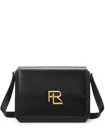 Polo Ralph Lauren Rl Logo-plaque Crossbody Bag In Black