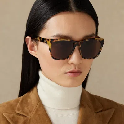 Polo Ralph Lauren Rl Ricky Ii Sunglasses In Spotty Havana